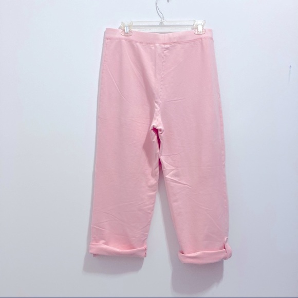 High Sierra Women’s Pink Soft Cotton Wide Leg Sweatpants - Picture 5 of 7